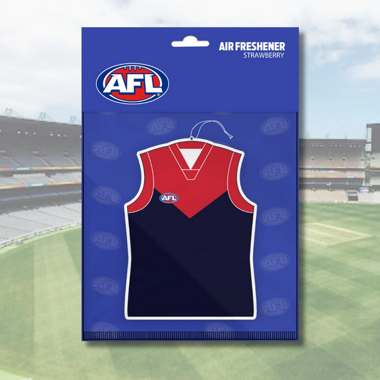 AFL Melbourne Demons Guernsey Car Air Freshener